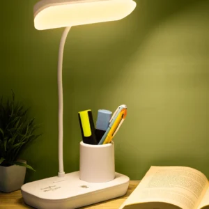 LED Desk Lamp with Adjustable Brightness