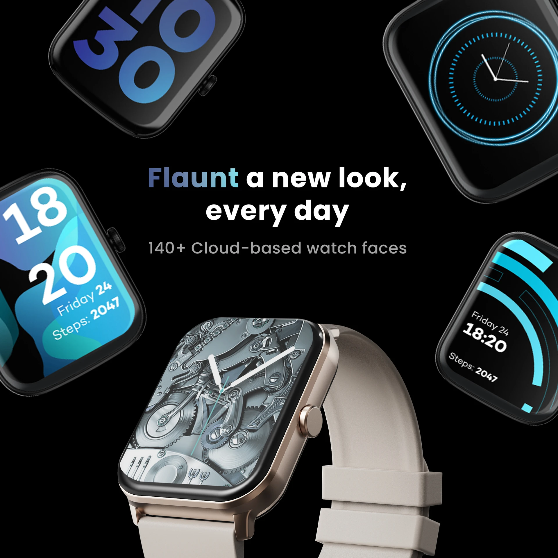 Smart Fitness Watch with HD Touch Display